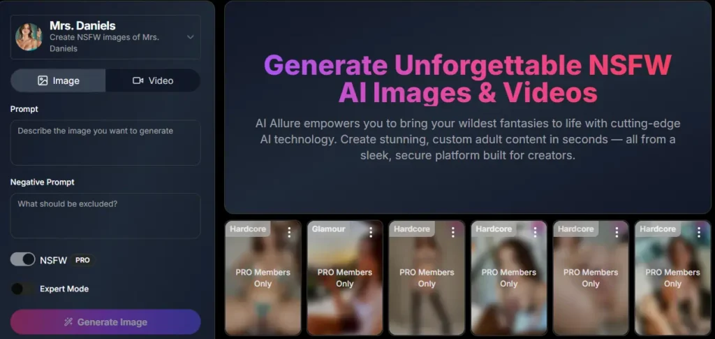 AIAllure NSFW Image Generator