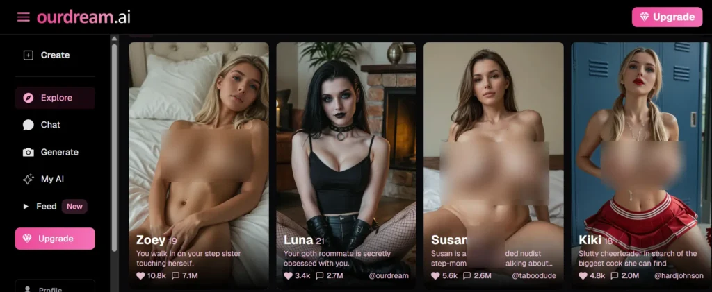 OurDream.ai Pussy Generator