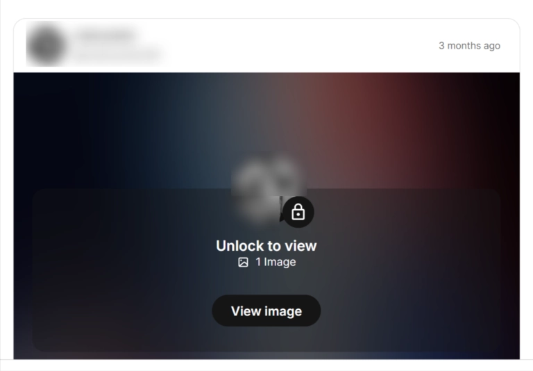 Blurred NSFW Content - Fanvue Preview Version