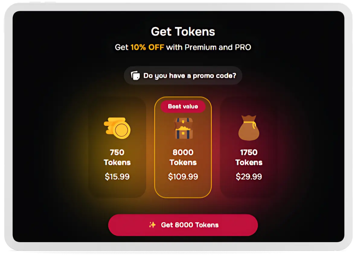 SugarLab AI Tokens Pricing