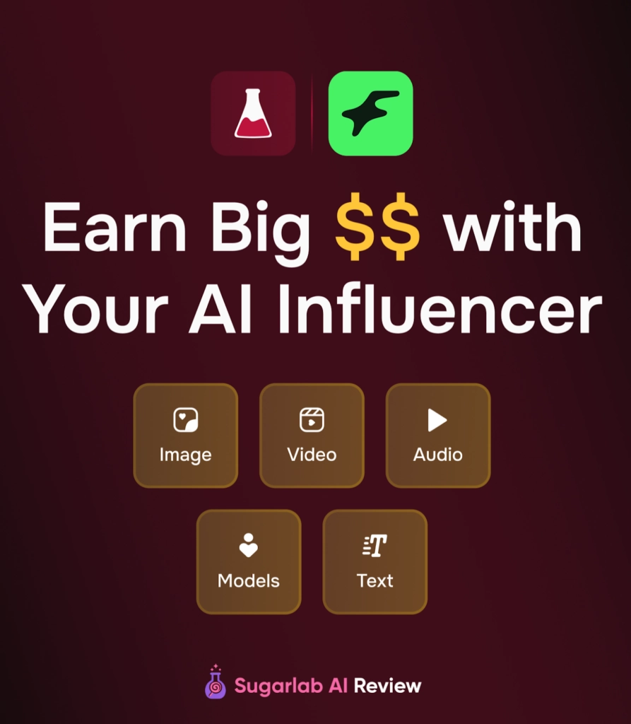 Sugarlab AI Nude content for Fanvue- AI Influencer Frame